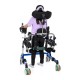 Multifunction Adjustable CP Walker with Seat Headrest and Leg Support Belt