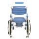 Multipurpose 3 in 1 Self Propelled Rolling Bathroom Wheelchair