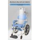 Multipurpose 3 in 1 Self Propelled Rolling Bathroom Wheelchair