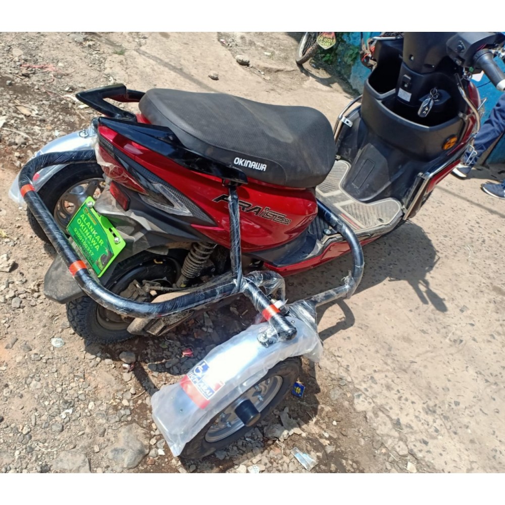 Side Wheel Attachment Kit For Okinawa Electric Scooter Praise Pro