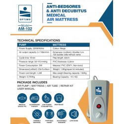 Optimo Anti Bedsore & Anti Decubitus Medical Air Mattress Optimo Anti Bedsore & Anti Decubitus Medical Air Mattress