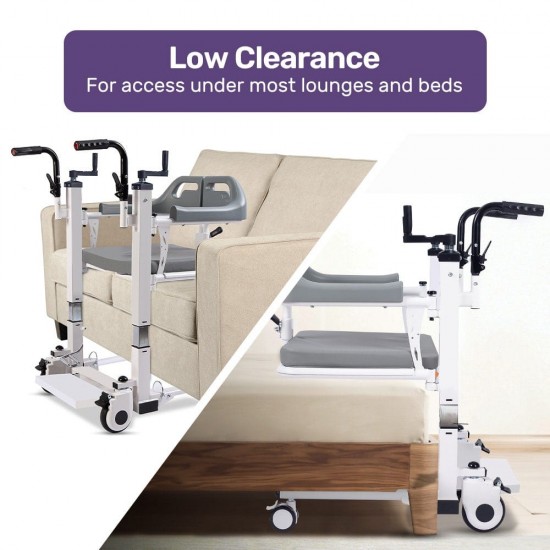 Mobility Kart Patient Fast Assembled Lift & Transfer Chair For Bedridden Patient Weight Capacity 120 KG