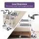 Mobility Kart Patient Fast Assembled Lift & Transfer Chair For Bedridden Patient Weight Capacity 120 KG