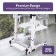 Mobility Kart Patient Fast Assembled Lift & Transfer Chair For Bedridden Patient Weight Capacity 120 KG