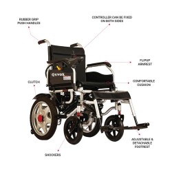 Evox WC 102ME Power Wheelchair with Electromagnetic Brake Evox WC 102ME Power Wheelchair with Electromagnetic Brake