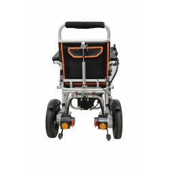 Recliner Backrest Ultralight Foldable Power Wheelchair with Electromagnetic Brake Indicator Light Recliner Backrest Ultralight Foldable Power Wheelchair with Electromagnetic Brake Indicator Light