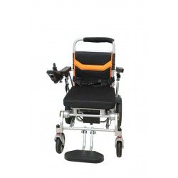 Recliner Backrest Ultralight Foldable Power Wheelchair with Electromagnetic Brake Indicator Light Recliner Backrest Ultralight Foldable Power Wheelchair with Electromagnetic Brake Indicator Light