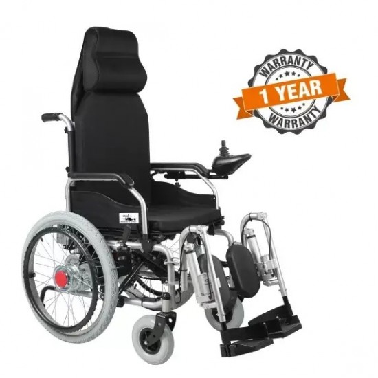 Reclining Power Wheelchair with Elevating Footrests & Lithium Battery Reclining Power Wheelchair with Elevating Footrests & Lithium Battery