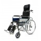 Reclining Wheelchair with Commode (U Cut seat)
