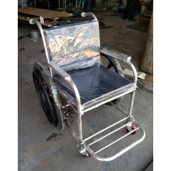 SS Fixed Non Foldable Wheelchair