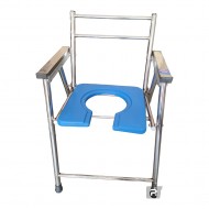 Stainless Steel (SS) Comfortable Commode Chair Stainless Steel (SS) Comfortable Commode Chair