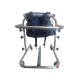 Mobility Kart Stainless Steel SS Bloom Walker Adjustable Height with Wheels for CP Child