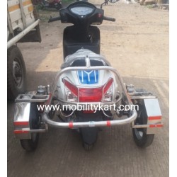 Stainless Steel Side Wheel Attachment Kit For Honda Activa 6G Bs6