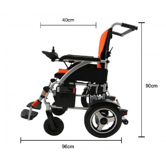 Ultra Lightweight Standard Power Wheelchair with Lithium Battery
