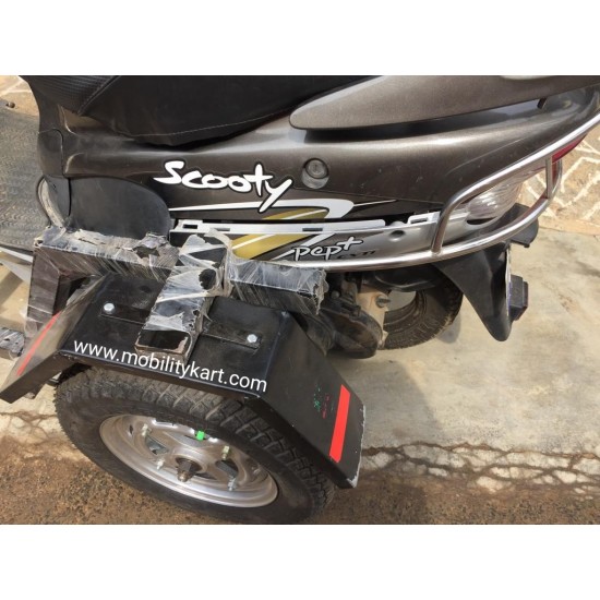 TVS Scooty Pep Plus BS6 Compact Side Wheel Attachment Kit