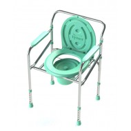 Tynor Foldable Height Adjustable Commode Chair Tynor Foldable Height Adjustable Commode Chair