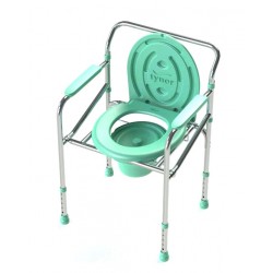 Tynor Foldable Height Adjustable Commode Chair Tynor Foldable Height Adjustable Commode Chair