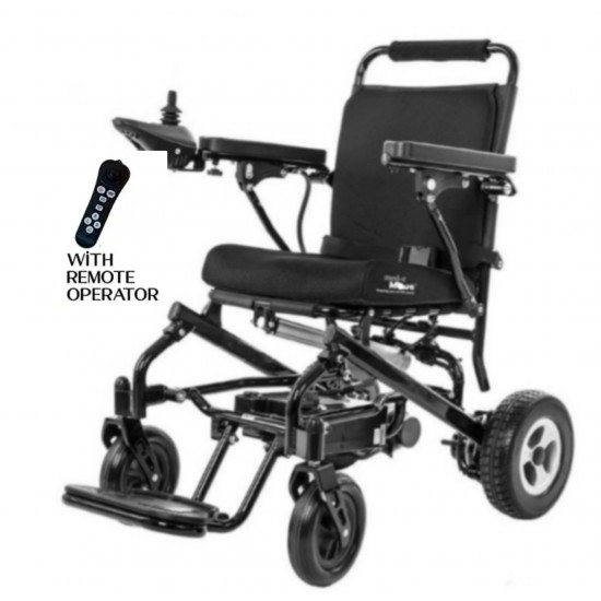 Ultralight Premium Electric Wheelchair with Wireless Remote & Electromagnetic Brakes
