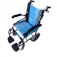 Mobility Kart Ultralight Wheelchair with Flip-up Armrest & Footrest