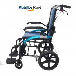 Mobility Kart Ultralight Wheelchair with Flip-up Armrest & Footrest Mobility Kart Ultralight Wheelchair with Flip-up Armrest & Footrest