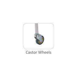 Vissco Comfort Steel Folding Commode Chair With Castors Vissco Comfort Steel Folding Commode Chair With Castors