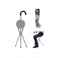 Walking Stick with Foldable Seat For Elderly