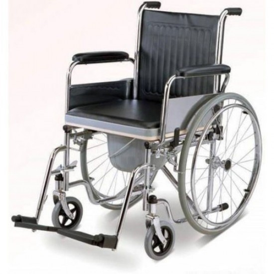 Wheelchair with Seat Lift Commode