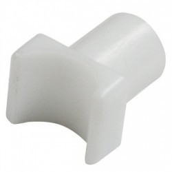 White Nylon Rail Glide for Fixed Arm WheelChair White Nylon Rail Glide for Fixed Arm WheelChair
